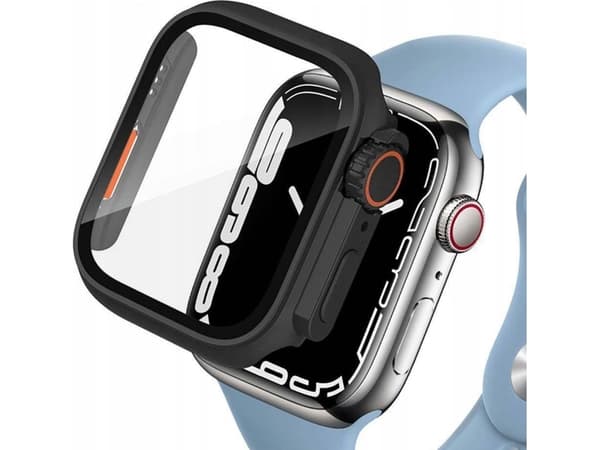 Tech-Protect Etui APPLE WATCH 7 / 8 (45MM) Tech-Protect Defense360 pomarańczowo czarne