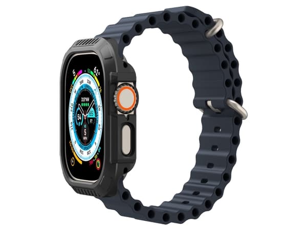 Spigen ACS06208, Hörselskydd, Apple, Ultra Series 1/2 (49 mm), Polykarbonat (PC), Termoplastisk polyuretan (TPU), 49 mm, 54,4 mm