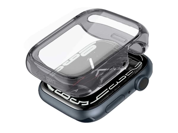 Spigen Ultra Hybrid, Case, Smartwatch, Grey, Apple, Apple Watch Series 9 / 8 / 7 (45mm), Polycarbonate (PC), Thermoplastic polyurethane (TPU)