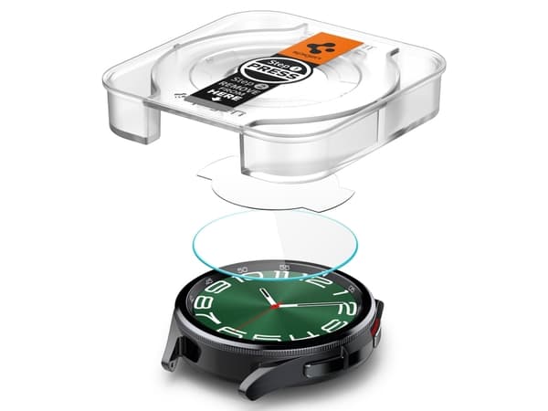 Spigen AGL07066, Klockskydd, Samsung, Galaxy Watch 6 Classic, Härdat glas, 37,1 mm, 37,1 mm