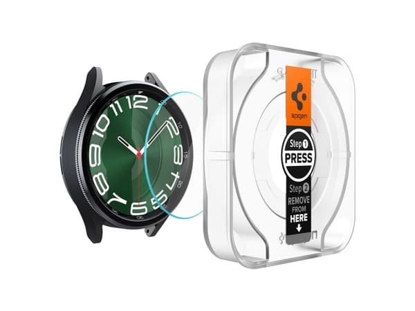 Spigen AGL07066, Klockskydd, Samsung, Galaxy Watch 6 Classic, Härdat glas, 37,1 mm, 37,1 mm