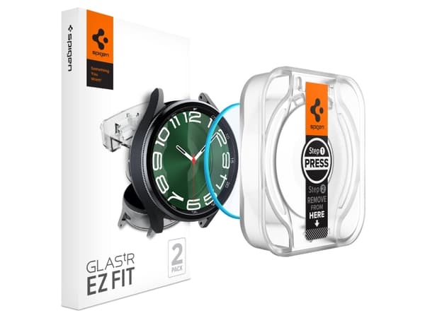Spigen AGL07066, Klockskydd, Samsung, Galaxy Watch 6 Classic, Härdat glas, 37,1 mm, 37,1 mm