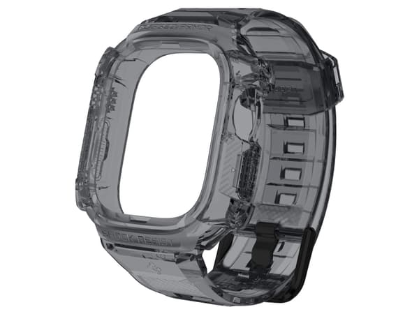 Spigen Rugged Armor Pro, Rem, Smartwatch, Grå, Apple, Apple Watch Ultra (49mm), Termoplastisk polyuretan (TPU)