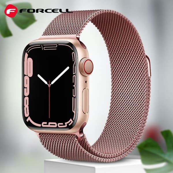 Forcell Apple Watch (38/40/41mm) Armband F-Design - Rosa