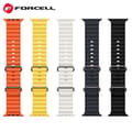 Miniatyrbild 3 av 4: Forcell Apple Watch (38/40/41mm) Armband F-Design - Gul