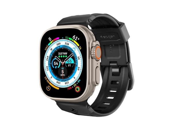 Spigen AMP07105, Band, SmartWatch, Sortera, Apple, Apple Watch 49mm, 45mm, 44mm, 42mm, Termoplastisk polyuretan (TPU)
