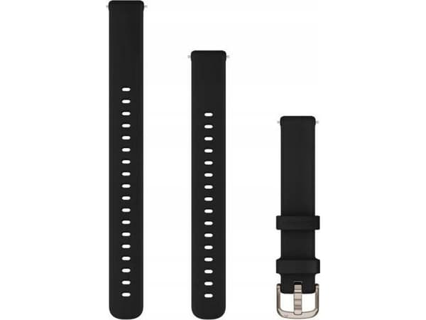 Garmin Lily 2 silikoniranneke, musta
