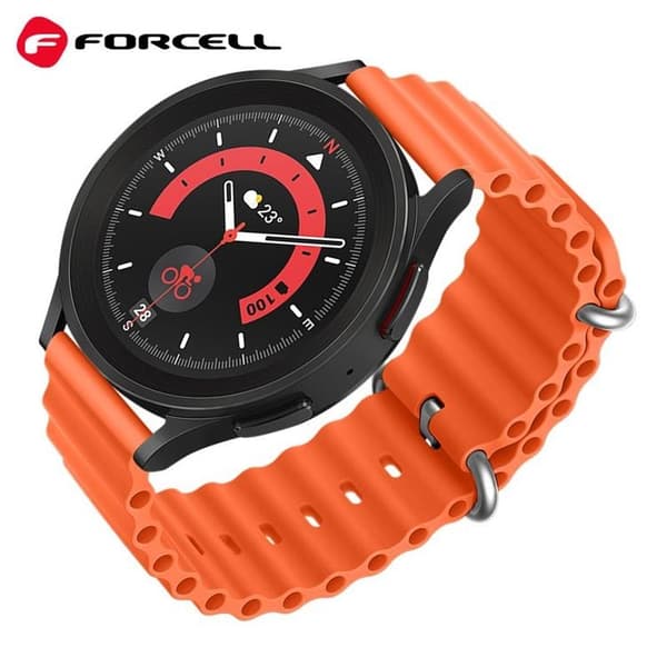 Forcell Galaxy Watch 6 Classic (43mm) Armband FS01 - Orange