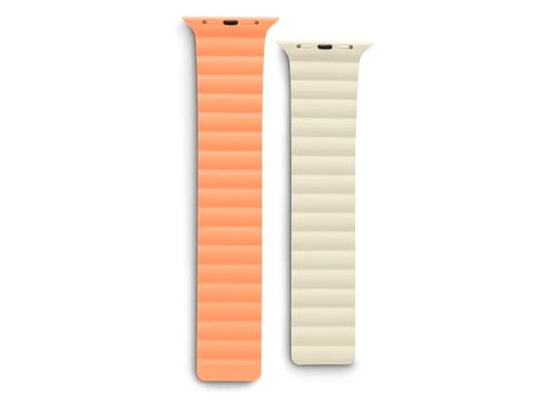 Hama Fantastic Feel, Band, Smartwatch, Beige, Orange, Apple, Plast, En storlek