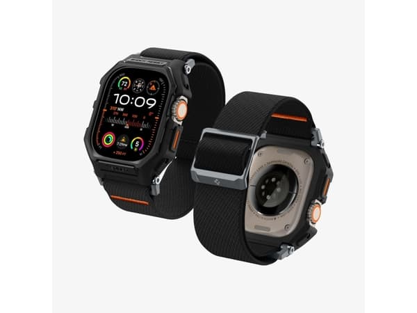 Spigen ACS07103, Watch case, Apple, Apple - Apple Watch Ultra (49mm) Apple - Apple Watch Ultra 2 (49mm), Termoplastisk polyuretan (TPU), 65 mm, 48 mm