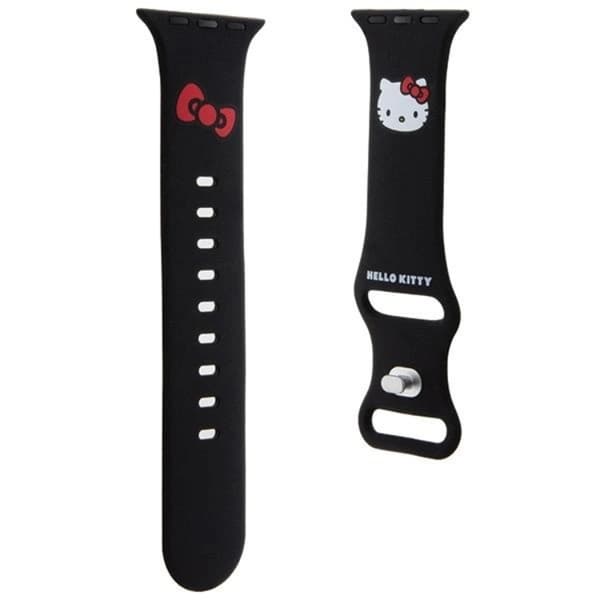 Hello Kitty Apple Watch (38/40/41mm) Armband Kitty Head - Svart