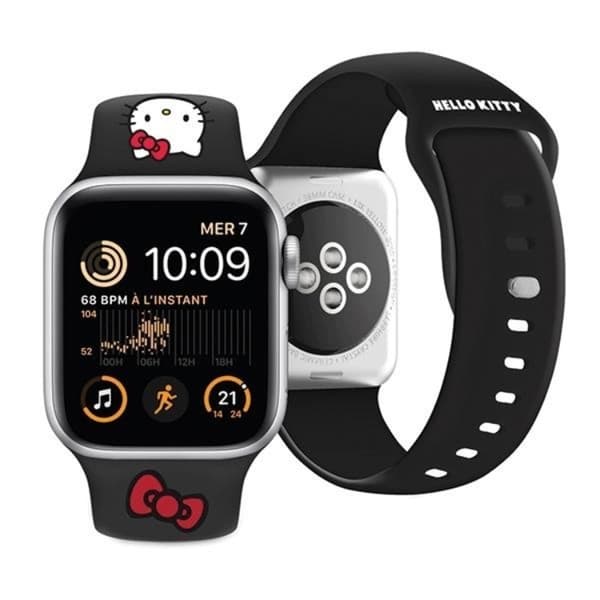 Hello Kitty Apple Watch (38/40/41mm) Armband Kitty Head - Svart