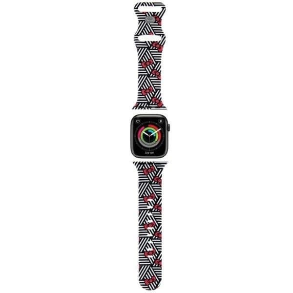 Hello Kitty Apple Watch (38/40/41mm) Armband Bows & Stripes - Svart