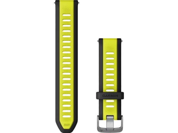 Garmin Quick Release 20 mm quick release stropp, Sort-gul