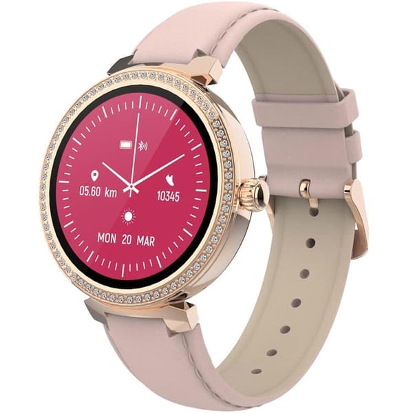 Denver SmartWatch Bluetooth - Ljusrosa