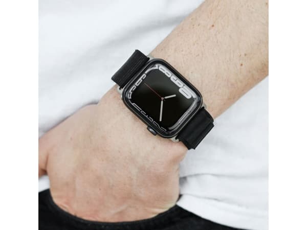 Vonmählen Action Loop, Rem, Smartwatch, Svart, Apple, Apple Watch 42 mm / 44 mm / 45 mm / 49 mm, Nylon