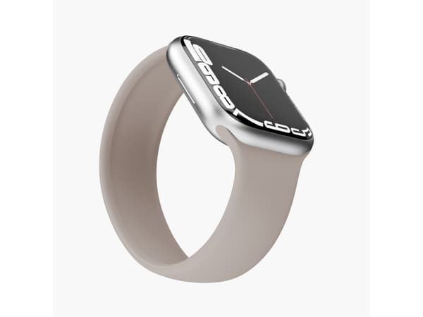 Vonmählen Solo Loop, Strop / Belte, Smartklokke, Krem, Apple, Apple Watch 38 mm / 40 mm / 41 mm, Silikon