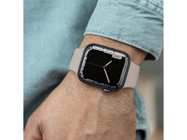 Vonmählen Solo Loop, Strap, Smartwatch, Cream, Apple, Apple Watch 42 mm / 44 mm / 45 mm / 49 mm, Silicone