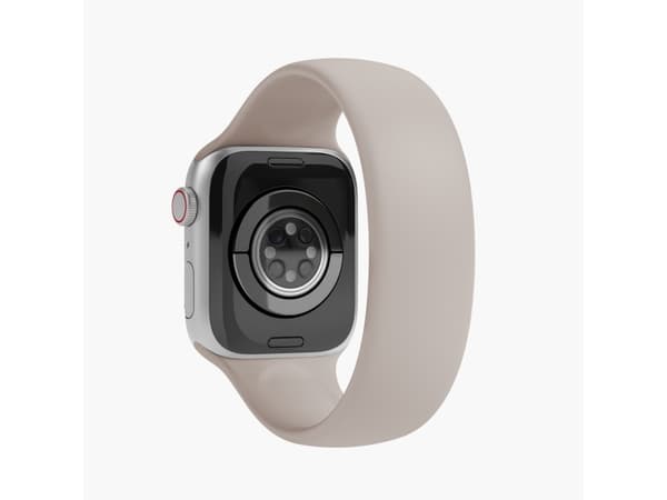 Vonmählen Solo Loop, Strap, Smartwatch, Cream, Apple, Apple Watch 42 mm / 44 mm / 45 mm / 49 mm, Silicone
