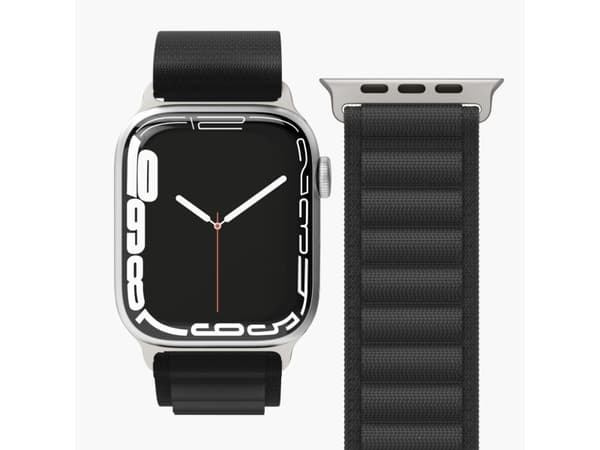 Vonmählen Action Loop, Rem, Smartwatch, Svart, Apple, Apple Watch 38 mm / 40 mm / 41 mm, Nylon