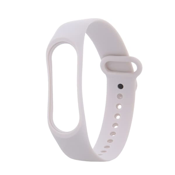 Silikonarmbånd for Xiaomi Mi Band 3 / 4, Elfenben