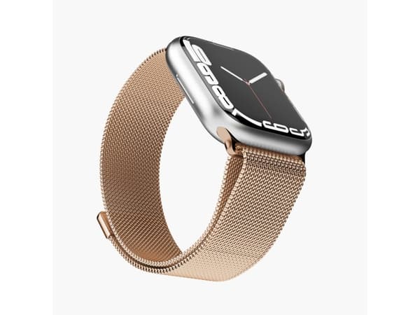 Vonmählen Milanese Loop, Rannekello, SmartWatch, Rose Gold, Apple, Apple Watch 38 mm | 40mm | 41 mm, ruostumaton teräs