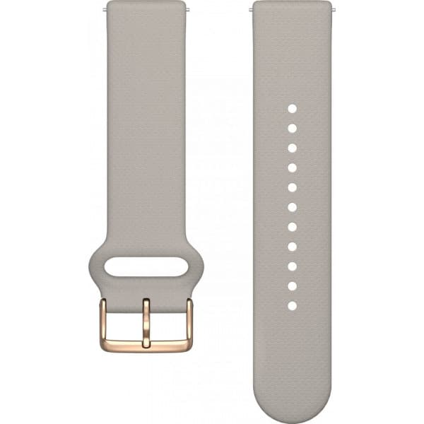 Polar silikonarmband 20 mm, grå, S-L
