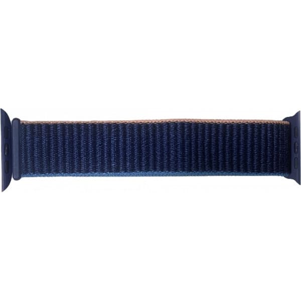 Bølge nylonrem, Apple Watch 38 mm / 40 mm / 41 mm, mørkeblå