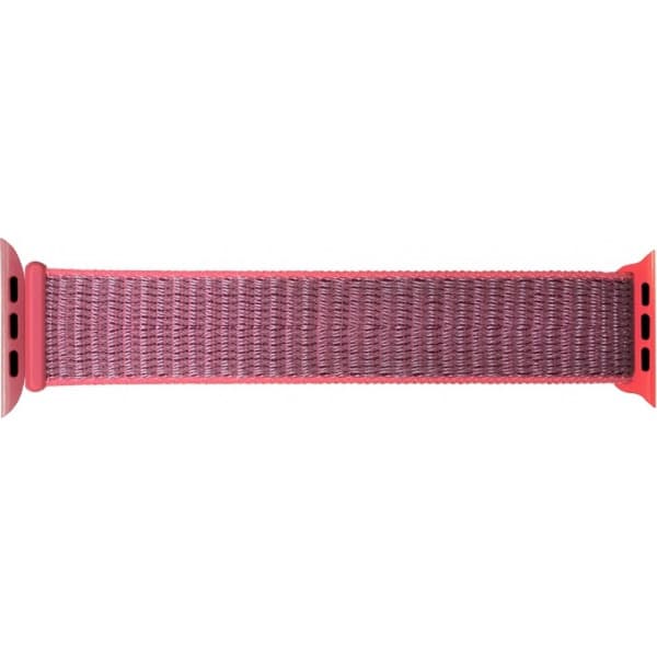 Bølge nylonrem, Apple Watch 42 mm / 44 mm / 45 mm, pink