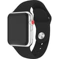 Miniatyrbillede 3 af 3: Bølge silikonearmbånd, Apple Watch 42 mm / 44 mm / 45 mm, sort
