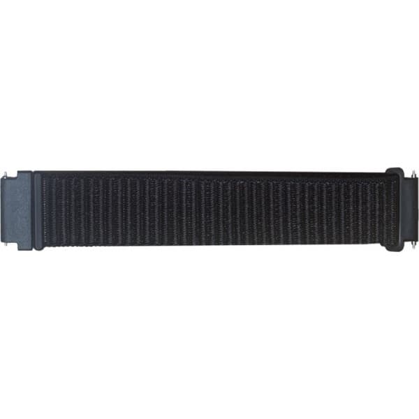 Bølge nylonrem, 22 mm smart- og sportsure, sort