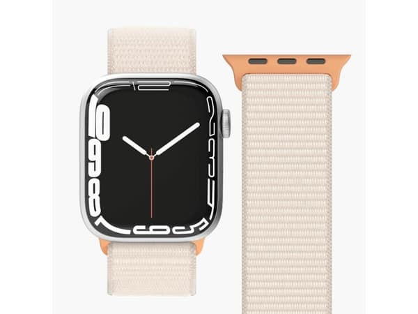 Vonmählen Fitness Loop, Strap, Smartwatch, Cream, Apple, Apple Watch 42 mm / 44 mm / 45 mm / 49 mm, Nylon