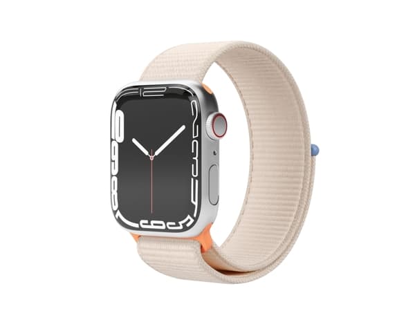 Vonmählen Fitness Loop, Strap, Smartwatch, Cream, Apple, Apple Watch 42 mm / 44 mm / 45 mm / 49 mm, Nylon