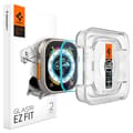 Miniatyrbild 1 av 11: Spigen [2-Pack] Apple Watch Ultra (49 mm) Härdat Glas Skärmskydd Clear