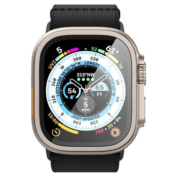 Spigen Apple Watch (45mm) Series 9 Härdat Glas Skärmskydd