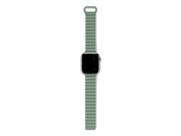 Decoded D24AWS45TSL4SSF, Klokkereim, Apple, Apple Watch 44mm / 45mm / 46mm / 49mm, Silikon, Grønn