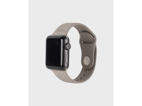 HoldIt 15658, Band, Smartwatch, Mullvadsgrå, Apple, Watch 42/44/45/49mm, Silikon
