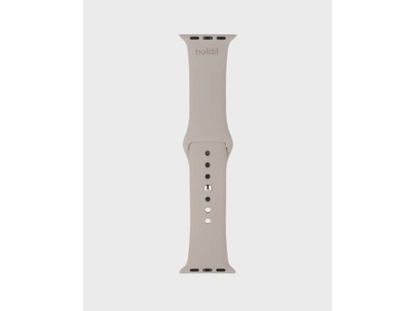 HoldIt 15658, Band, Smartwatch, Mullvadsgrå, Apple, Watch 42/44/45/49mm, Silikon
