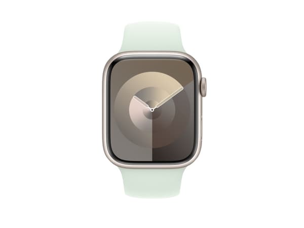 Apple - Bånd for smart armbåndsur - 45 mm - S/M-størrelse - myk mynte