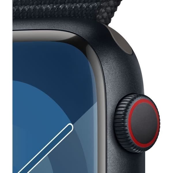 Apple Watch Series 9 GPS - 45 mm - Midnight Aluminium Case - Midnight Sports Loop Strap