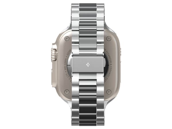 Spigen AMP06356, Band, Smartwatch, Silver, Apple, Apple Watch Ultra 1 / 2 (49mm) Apple Watch Series 9 / 8 / 7 (45mm) Apple Watch Series SE 2 / SE /..