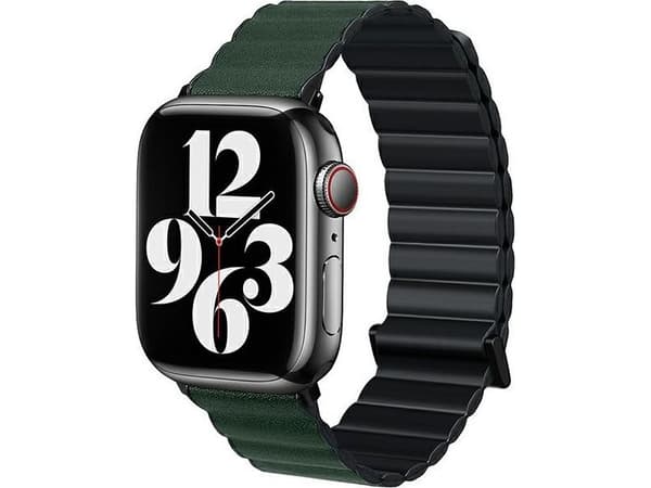 Beline Beline pasek Apple Watch Magnetic Pro 38/40/41mm czarno/zielony black/green box