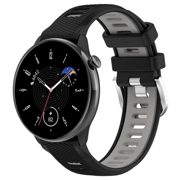 Galaxy Watch 6 Classic 43mm Armband - Svart/Grå