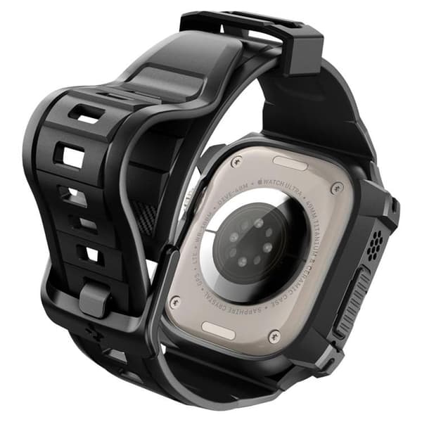 Spigen Apple Watch Ultra (49mm) Armband Rugged Armor Pro - Svart