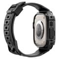 Miniatyrbild 4 av 8: Spigen Apple Watch Ultra (49mm) Armband Rugged Armor Pro - Svart