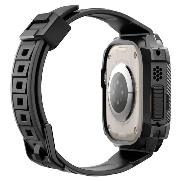 Spigen Apple Watch Ultra (49mm) Armband Rugged Armor Pro - Svart