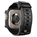 Miniatyrbild 7 av 8: Spigen Apple Watch Ultra (49mm) Armband Rugged Armor Pro - Svart
