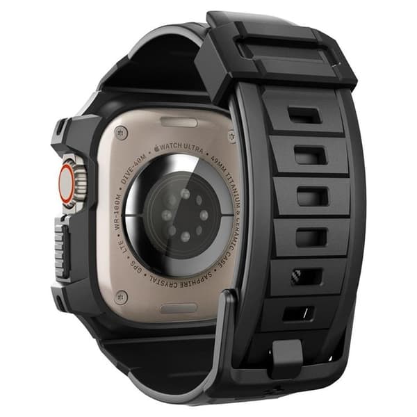 Spigen Apple Watch Ultra (49mm) Armband Rugged Armor Pro - Svart