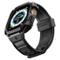 Miniatyrbild 2 av 8: Spigen Apple Watch Ultra (49mm) Armband Rugged Armor Pro - Svart
