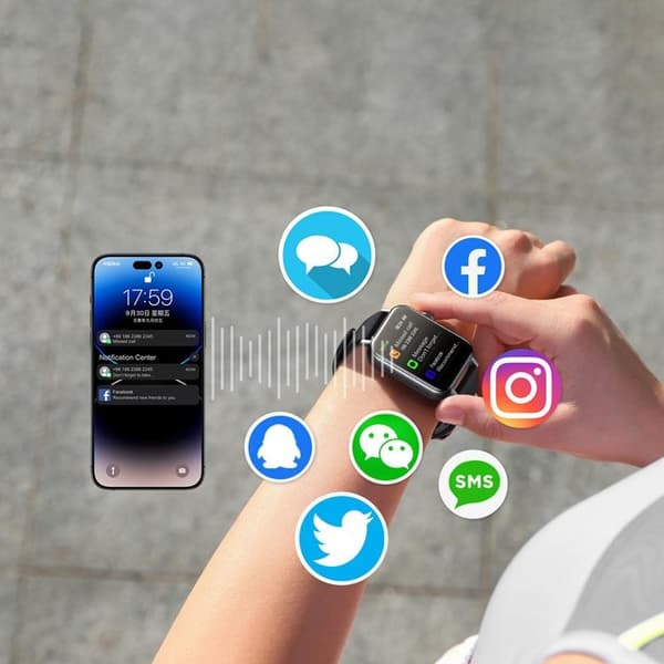 Joyroom Smartwatch Fit-Life Series Call Answering - Svart